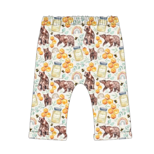 Honey Bear Rolled Shorts