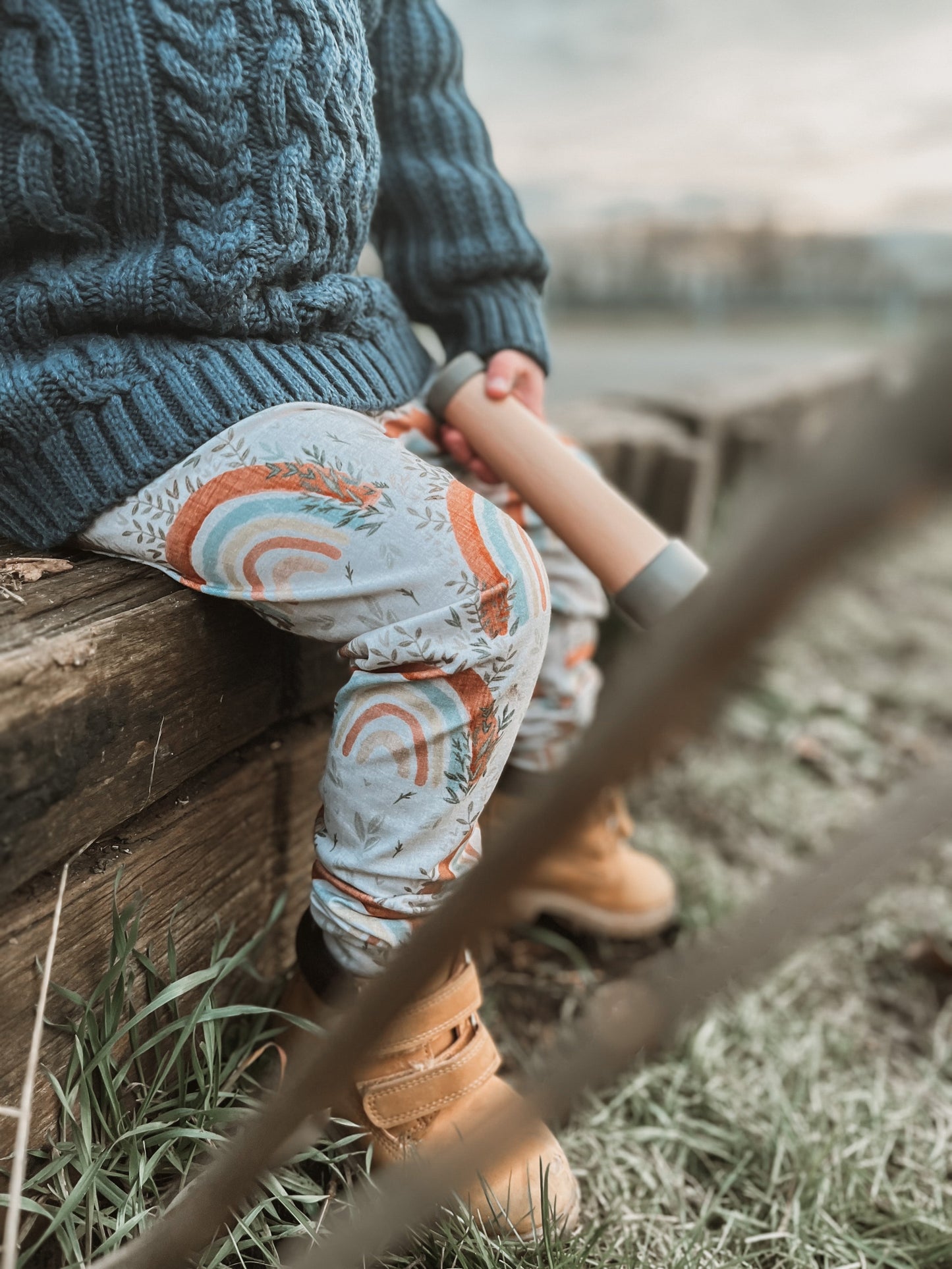 Boho Rainbow Dungarees