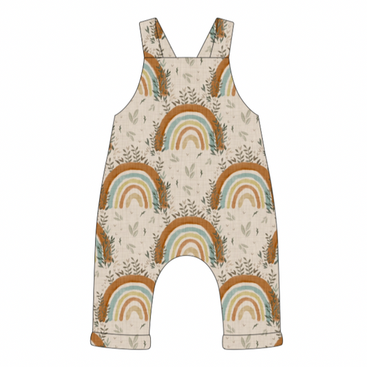 Boho Rainbow Dungarees