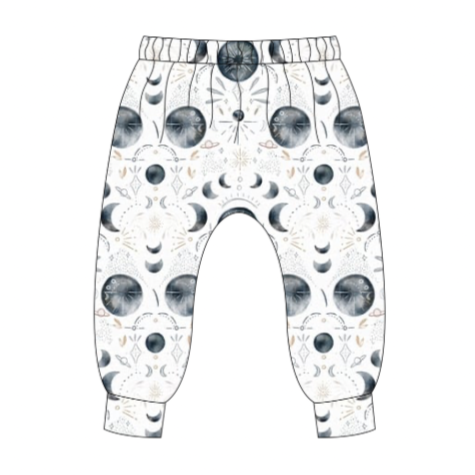 Moon Phases Harem Leggings