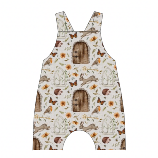 The Secret Garden Short Dungarees