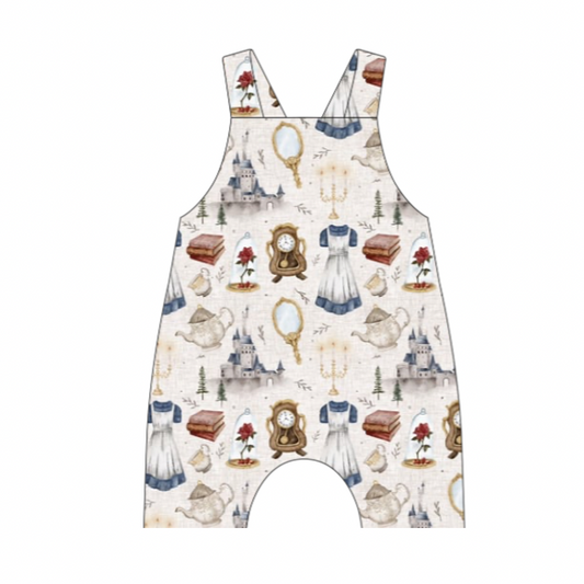Be Our Guest Short Dungarees