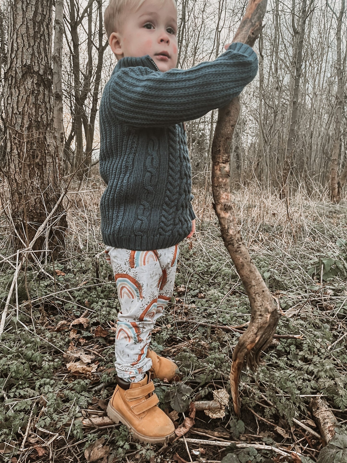 Boho Rainbow Dungarees