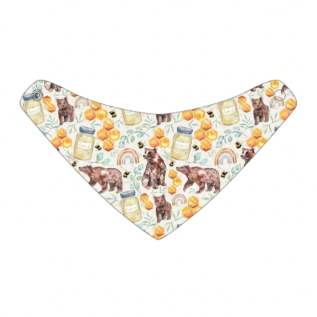 Honey Bear Bandana Bib