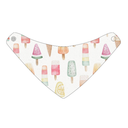 Ice Lollies Bandana Bib
