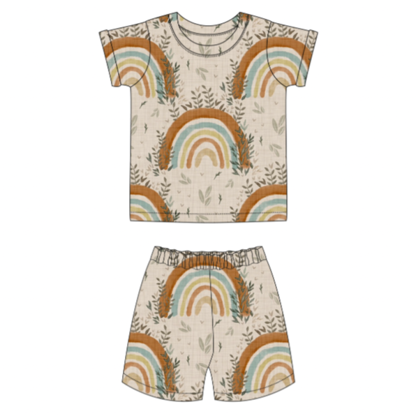 Boho Rainbow Short Pyjamas