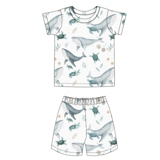Sea Friends Short Pyjamas