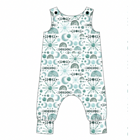 Luna Blue Romper