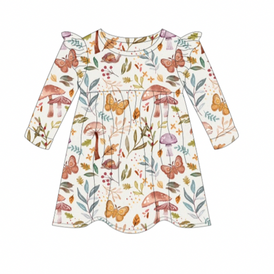 Spring has Sprung Flutter Sleeve Dress