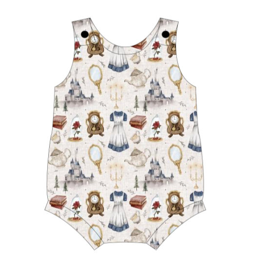 Be Our Guest Bloomer Romper