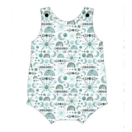 Luna Blue Bloomer Romper
