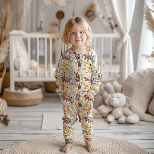 Honey Bear Long Pyjamas