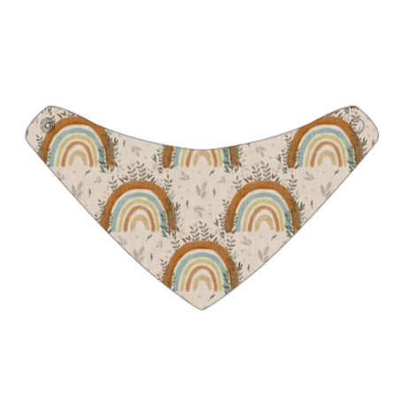 Boho Rainbow Bandana Bib