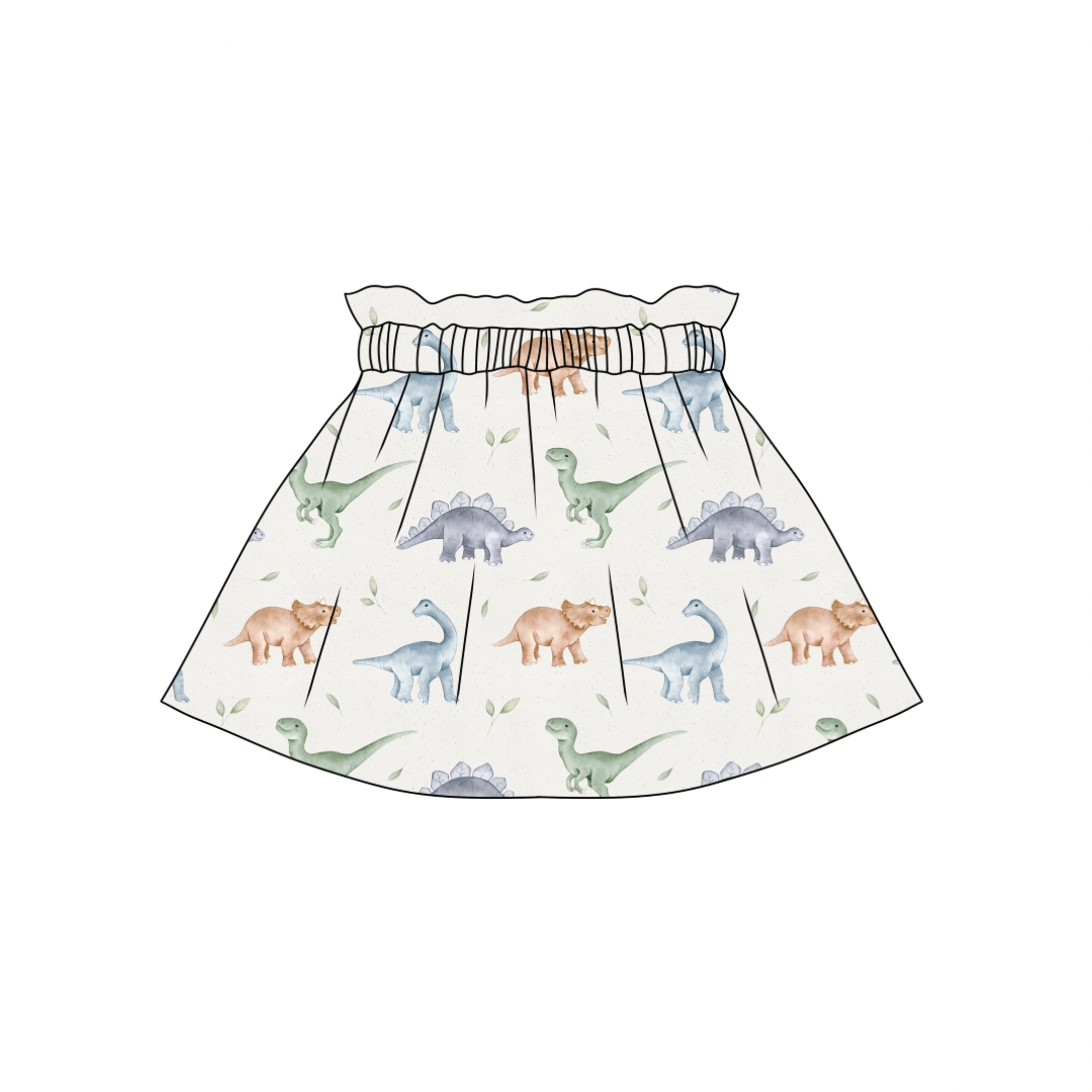 Dino Friends Paperbag Skirt