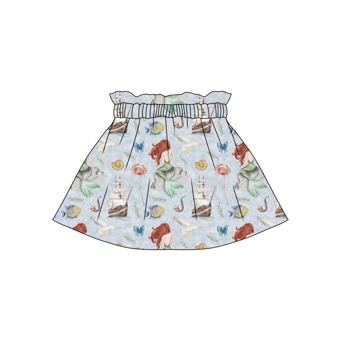 Under the Sea Paperbag Skirt