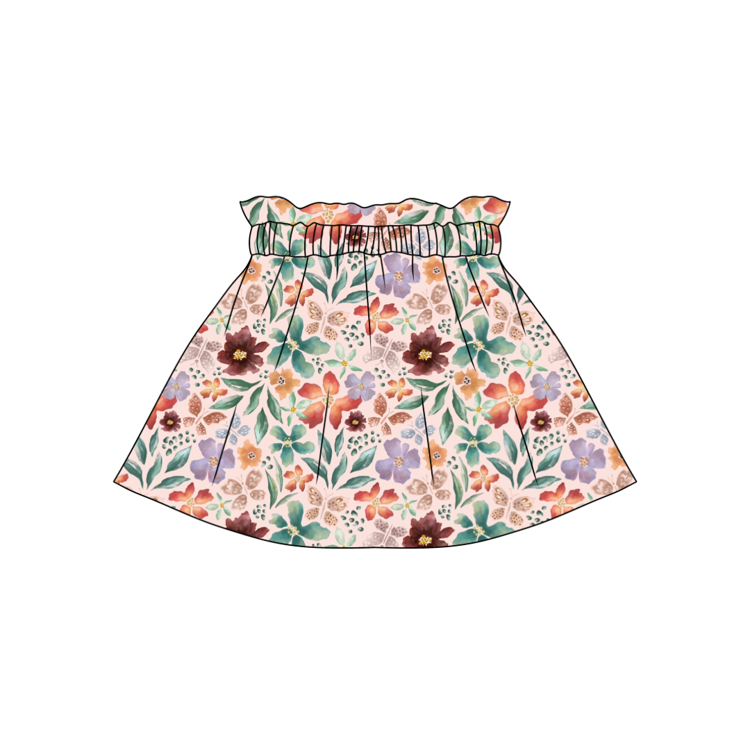 Butterfly Garden Paperbag Skirt