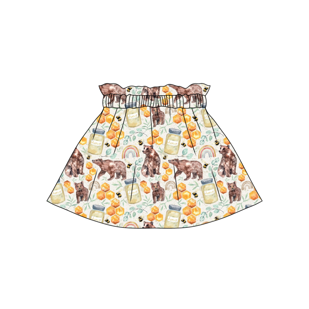 Honey Bear Paperbag Skirt