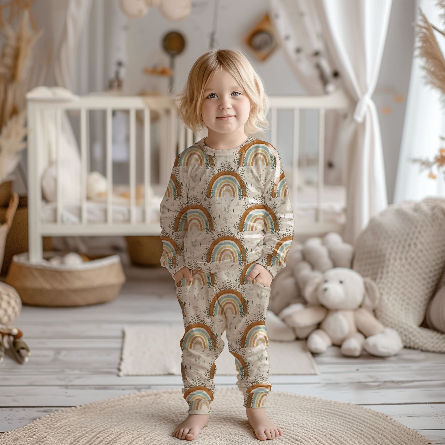 Boho Rainbow Long Pyjamas