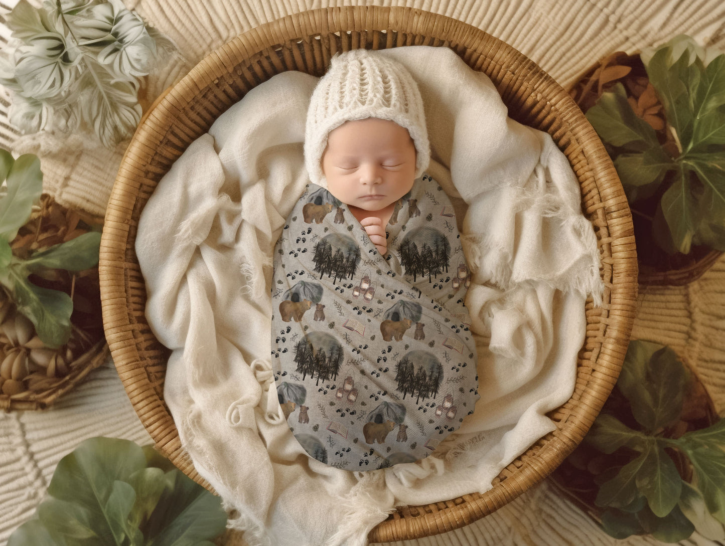 I Brought you the Moon Muslin Cloth & Swaddle