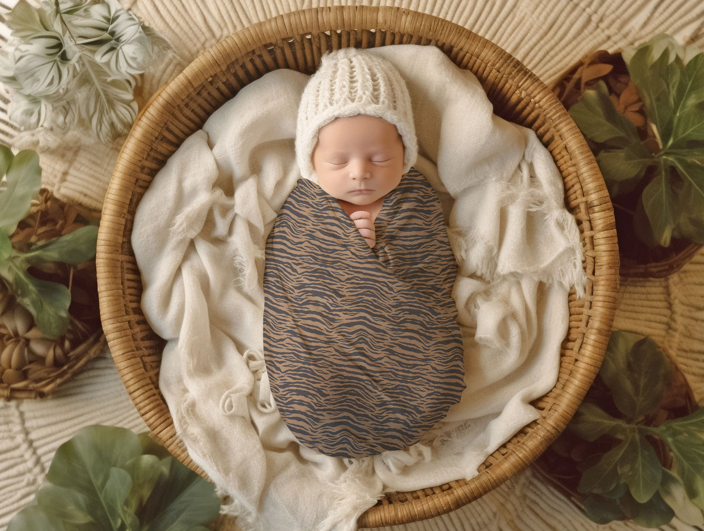 Wild Roar Muslin Cloth & Swaddle