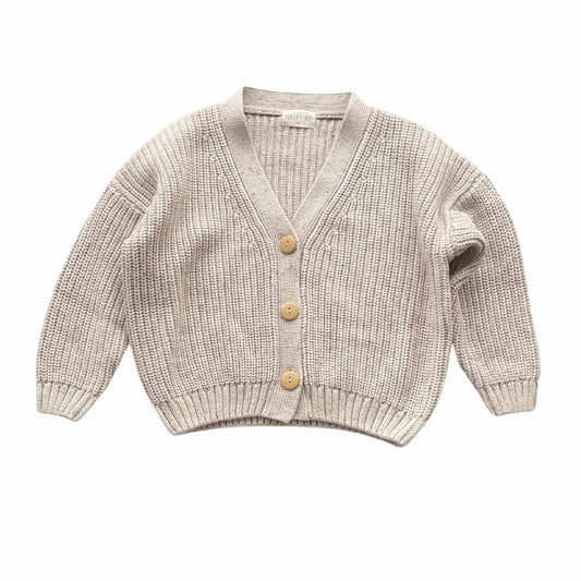 IVORY FLECKED AVERY CARDIGAN