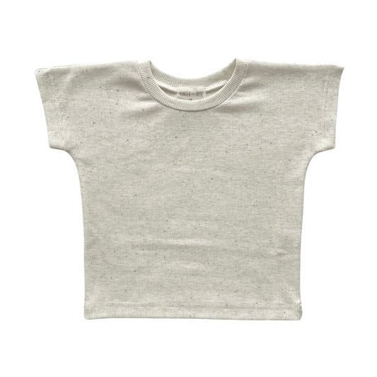 MILK FLECKED JESSE TEE